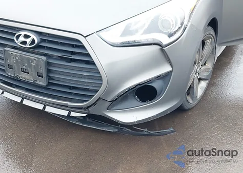 2014 Hyundai Veloster Turbo W/Blue from USA, damaged, VIN KMHTC6AE3EU190728